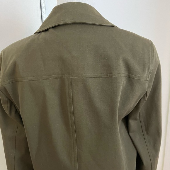 Options by Garfield & Marks Army Green Barymore Jacket Size 6 - Picture 9 of 12